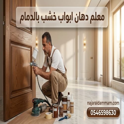 معلم دهان ابواب خشب بالدمام